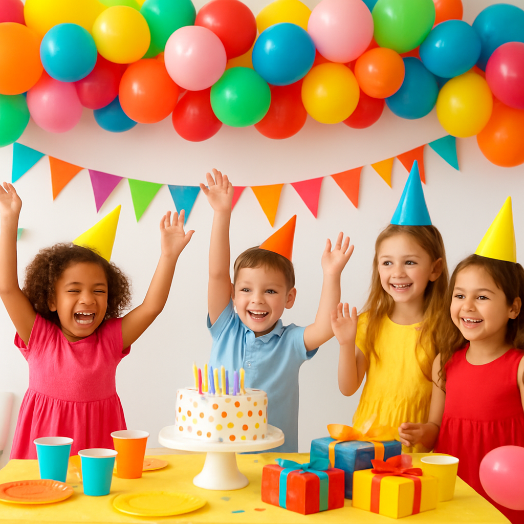 Ambiente decorado para festa